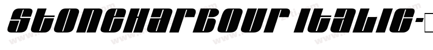 STONEHARBOUR Italic字体转换